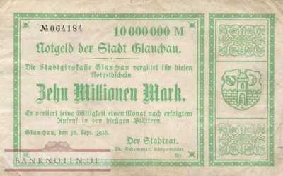 Glauchau - 10 Millionen Mark (#I23_1798e_VG)