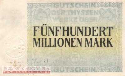 Hamborn - 500 Million Mark (#I23_2106l-6_VF)
