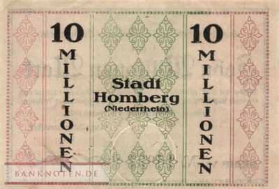 Homberg (Niederrhein) - 10 Million Mark (#I23_2441b-6_VF)