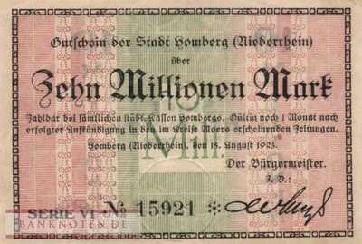 Homberg (Niederrhein) - 10 Millionen Mark (#I23_2441b-6_VF)