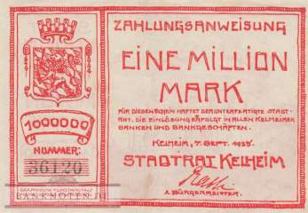 Kelheim - 1 Million Mark (#I23_2601a-1_VF)