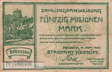 Kelheim - 50 Millionen Mark (#I23_2601b-3_F)