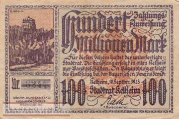 Kelheim - 100 Millionen Mark (#I23_2601b-4_F)