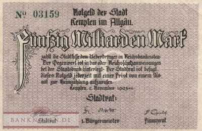 Kempten - 50 Billion Mark (#I23_2608d-1_VF)