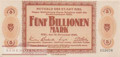 Kiel - 5 Billionen Mark (#I23_2614w_UNC)
