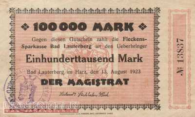 Bad Lauterberg - 100.000  Mark (#I23_2970a-1_VF)