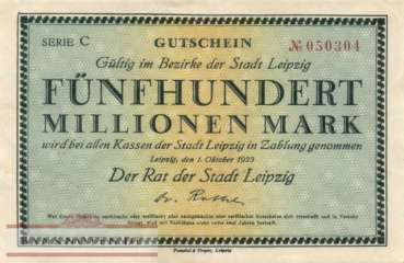 Leipzig - 500 Million Mark (#I23_2986b-1_XF)