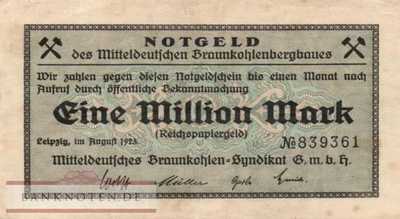 Leipzig - 1 Million Mark (#I23_3086a-1_VF)