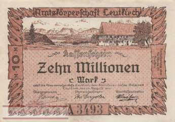 Leutkirch - 10 Millionen Mark (#I23_3241a-4_VF)