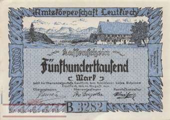 Leutkirch - 500.000  Mark (#I23_3241b-1_AU)