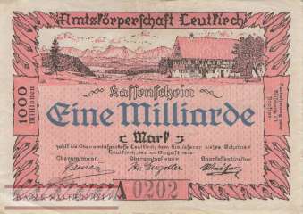 Leutkirch - 1 Milliarde Mark (#I23_3241c-2_F)