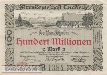 Leutkirch - 100 Millionen Mark (#I23_3241d-1_VF)