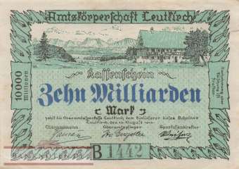 Leutkirch - 10 Milliarden Mark (#I23_3241d-4_VF)