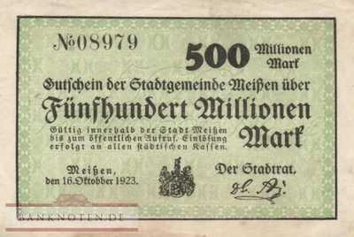 Meissen - 500 Million Mark (#I23_3505g_VF)