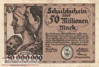 Mindelheim - 50 Millionen Mark (#I23_3568e-2-1_F)