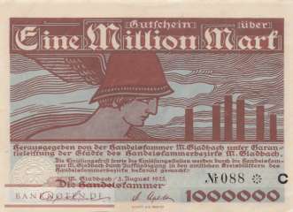 München Gladbach - 1 Million Mark (#I23_3681g_AU)