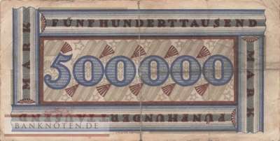 Nürnberg - 500.000  Mark (#I23_3970b-1_VG)