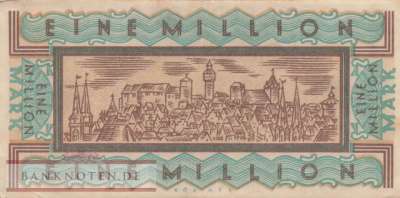 Nürnberg - 1 Million Mark (#I23_3970b-2_VF)