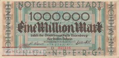 Nürnberg - 1 Million Mark (#I23_3970b-2_VF)
