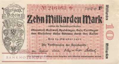 Oberndorf, Rottweil, Spaichingen, ... - 10 Billion Mark (#I23_4042e-1_AU)