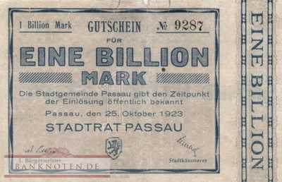 Passau - 1 Billion Mark (#I23_4243p-3_VG)