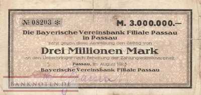 Passau - 3 Millionen Mark (#I23_4248c-2_VG)