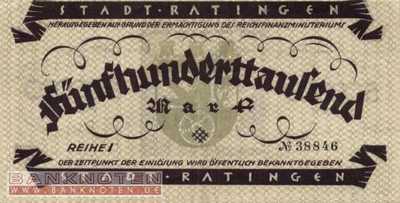 Ratingen - 500.000  Mark (#I23_4443a-2-1_XF)
