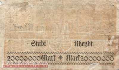 Rheydt - 20 Millionen Mark (#I23_4561f_VG)