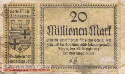 Rheydt - 20 Millionen Mark (#I23_4561f_VG)