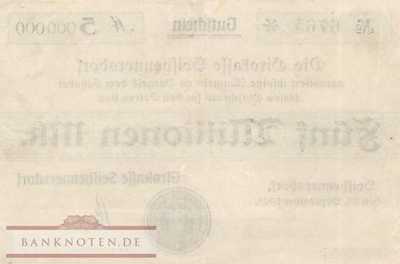 Seifhennersdorf - 5 Million Mark (#I23_4750c-1_XF)