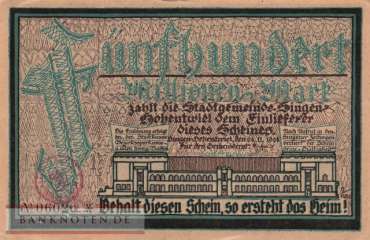 Singen - 500 Millionen Mark (#I23_4795Sb-3_AU)