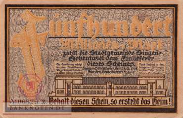 Singen - 500 Millionen Mark (#I23_4795Sg-3_AU)
