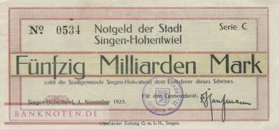 Singen - 50 Milliarden Mark (#I23_4795u-2_VF)