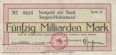 Singen - 50 Milliarden Mark (#I23_4795u-7_VF)