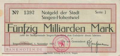 Singen - 50 Milliarden Mark (#I23_4795u-8_XF)