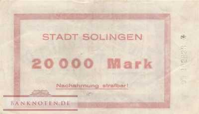 Solingen - 20.000  Mark (#I23_4809a-1_VF)