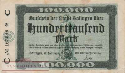 Solingen - 100.000  Mark (#I23_4809b-3_F)
