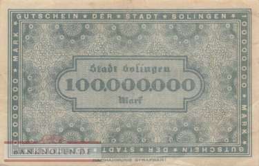 Solingen - 100 Millionen Mark (#I23_4809g-4_VF)