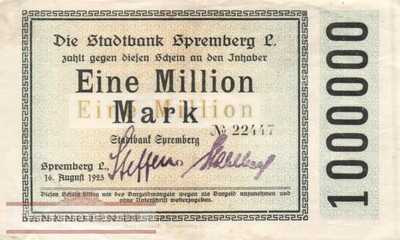 Spremberg - 1 Million Mark (#I23_4838l_VF)