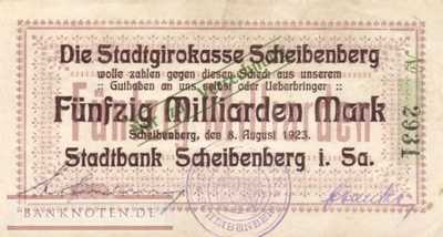 Scheibenberg - 50 Billion Mark (#I23_4951i-1_VF)