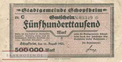Schopfheim - 500.000  Mark (#I23_5040a-2_F)