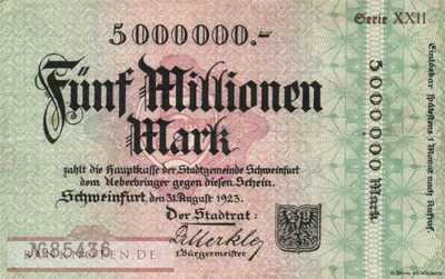 Schweinfurt - 5 Million Mark (#I23_5092e_F)
