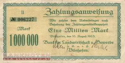 Vilshofen - 1 Million Mark (#I23_5343a-2_VG)