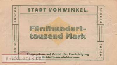 Vohwinkel - 500.000  Mark (#I23_5358b-1_VF)