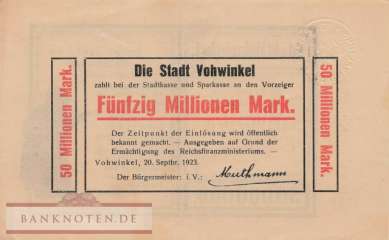 Vohwinkel - 50 Millionen Mark (#I23_5358b2-1_VF)
