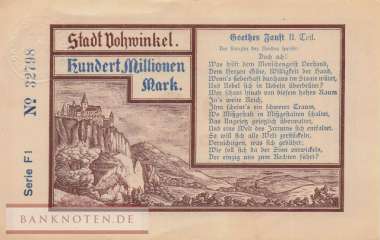 Vohwinkel - 100 Millionen Mark (#I23_5358b2-2_XF)