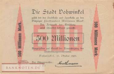 Vohwinkel - 500 Millionen Mark (#I23_5358c-1_VF)