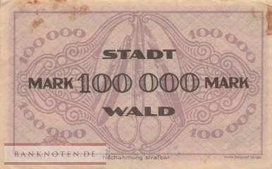 Wald - 100.000  Mark (#I23_5381a-1_VF)