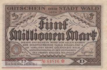 Wald - 5 Millionen Mark (#I23_5381d_VF)