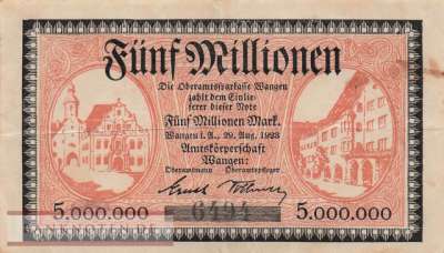 Wangen im Allgäu - 5 Millionen Mark (#I23_5456-1_VF)